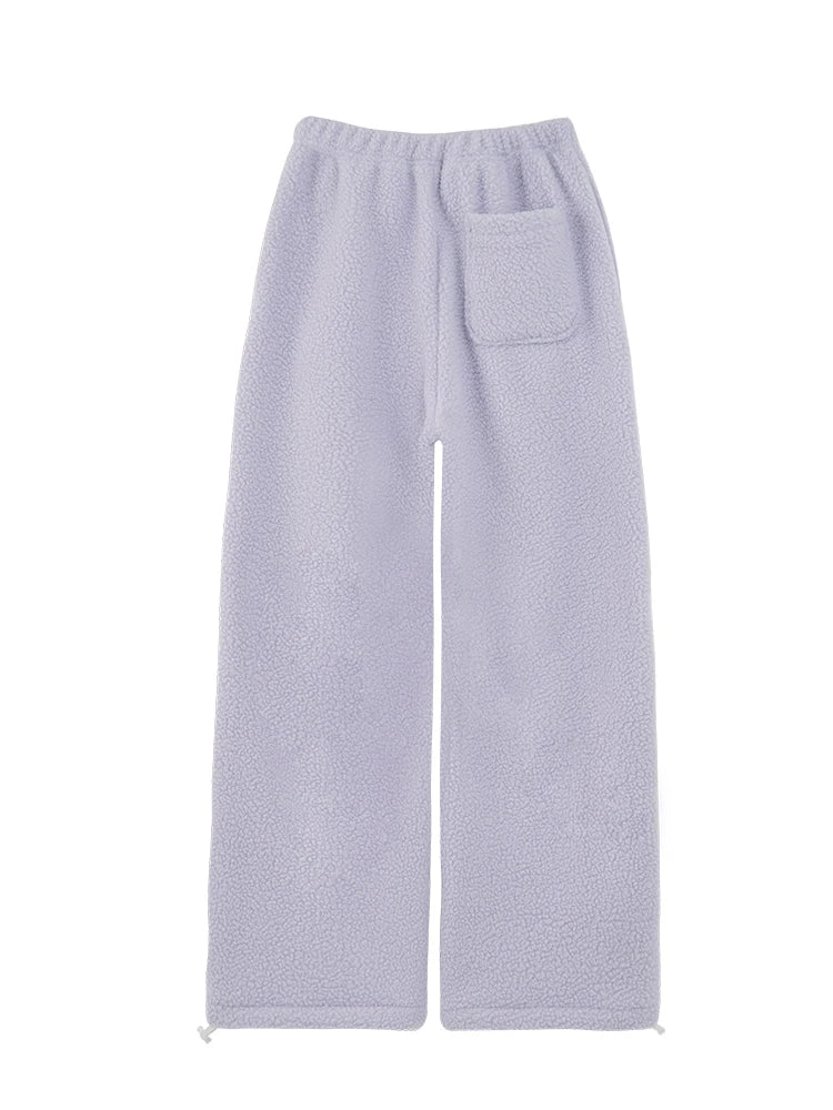 Ceylan Women¡¯s Wide Leg Fleece Blanket Pants Loungewear Trousers - Image 7