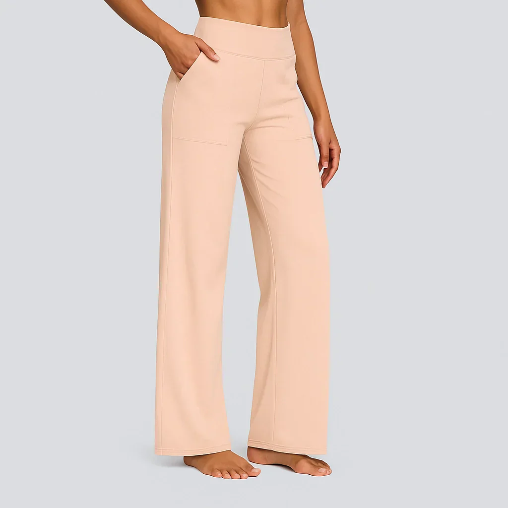 Ceylan Women¡¯s Wide Leg Trousers High Waist Stretch Fit - Image 10