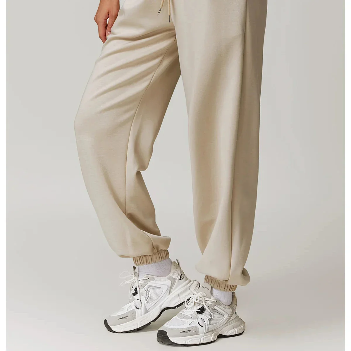 Ceylan Women's High Waisted Joggers Relaxed Fit Pockets - Image 10
