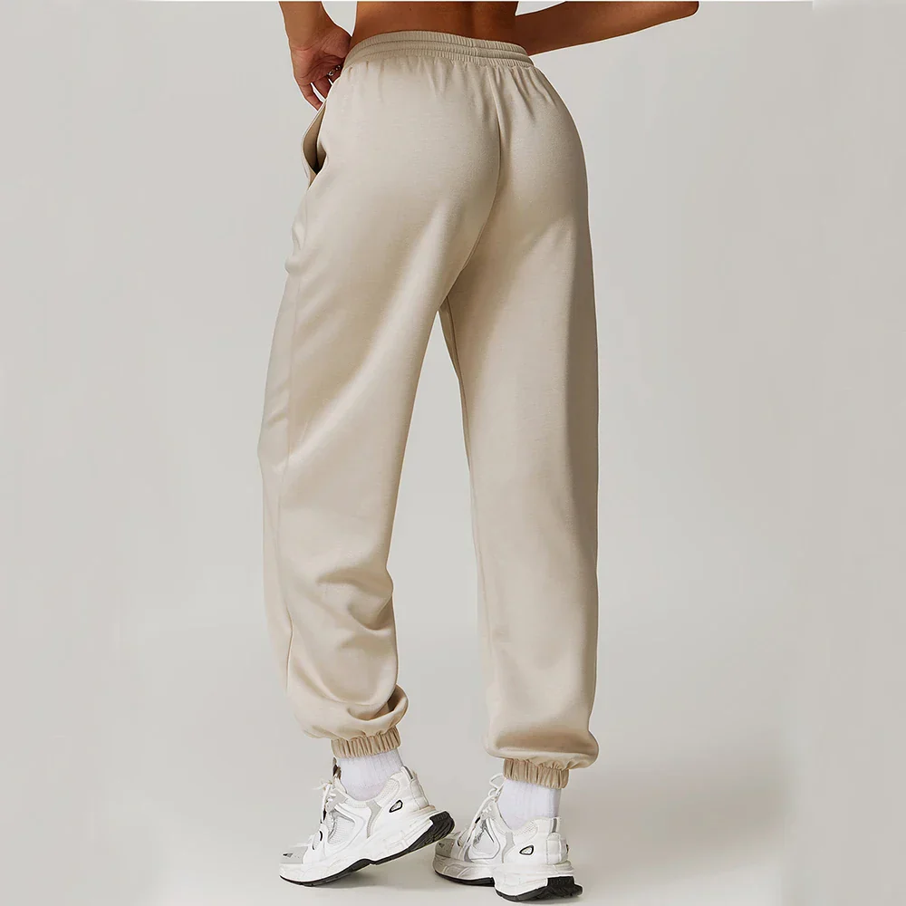 Ceylan Women's High Waisted Joggers Relaxed Fit Pockets - Image 7