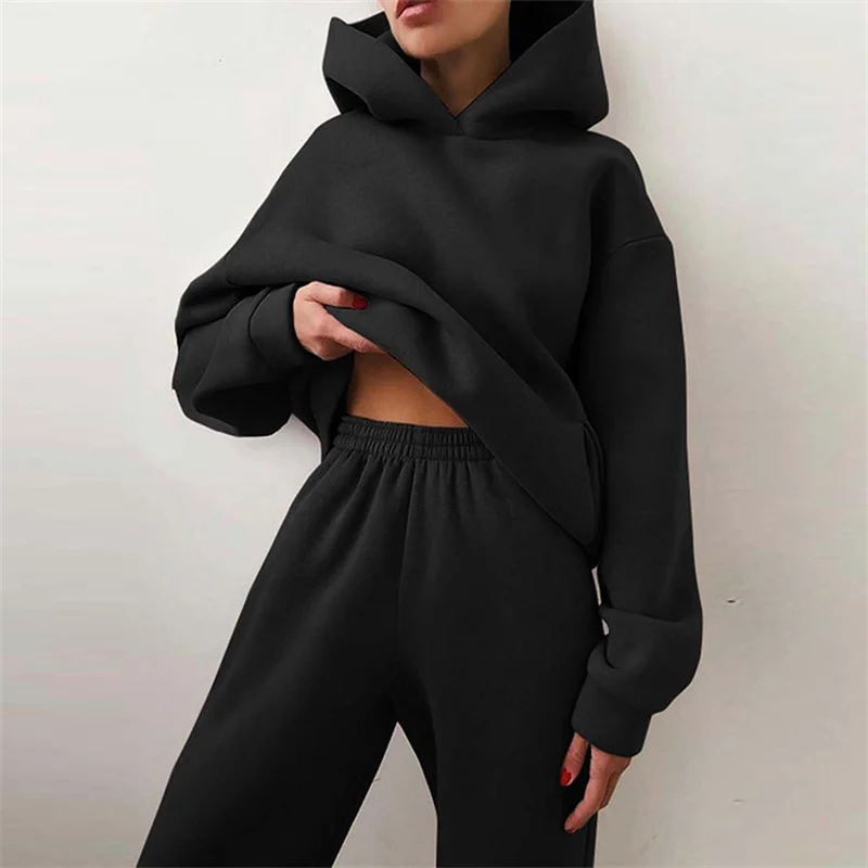 Ceylan Women's Oversized Tracksuit Set Hoodie Sweatpants - Image 4