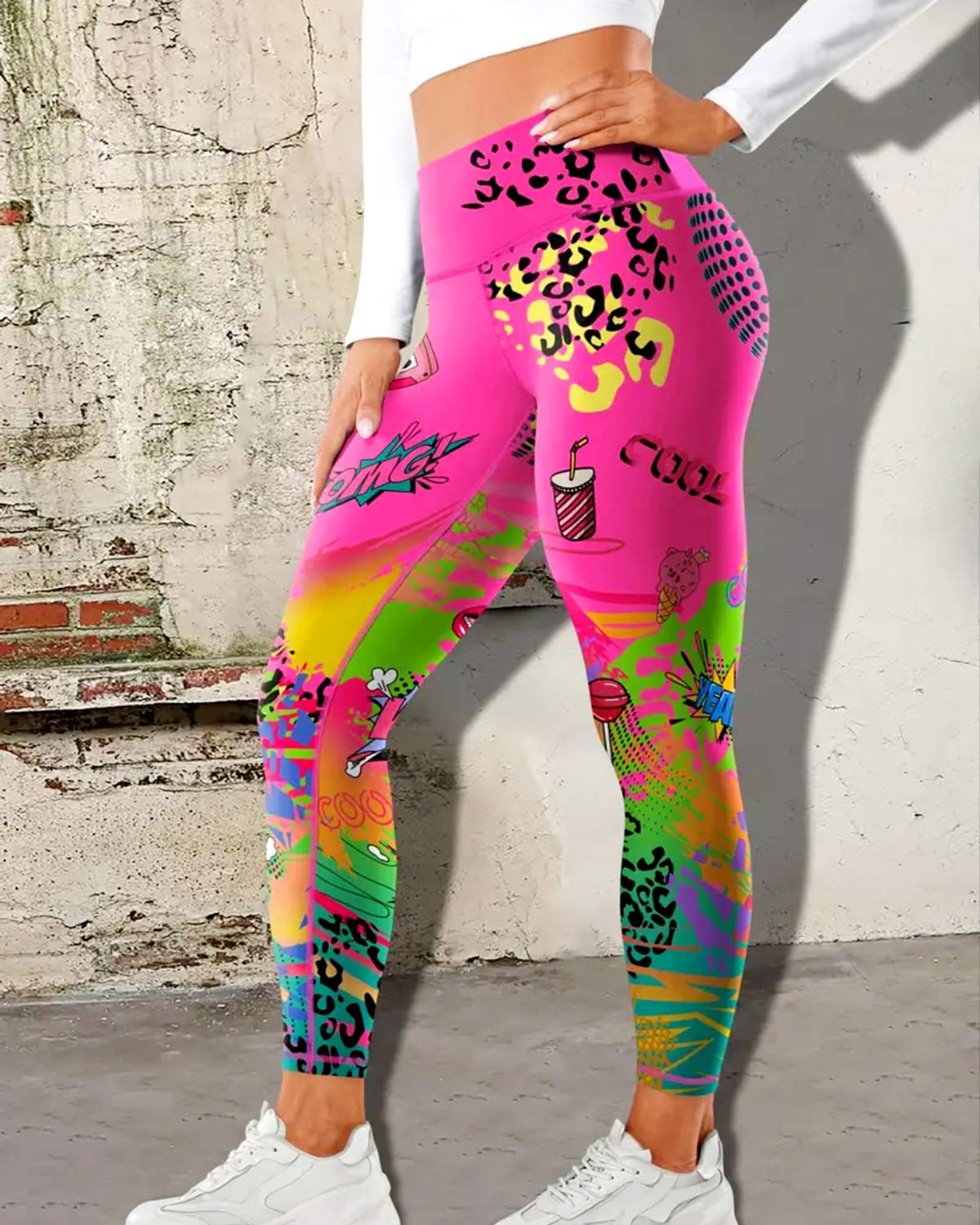 Women¡¯s Ribbed High Waisted Seamless Compression Gym Leggings - Image 6